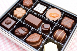 チョコレートの詰め合わせ画像