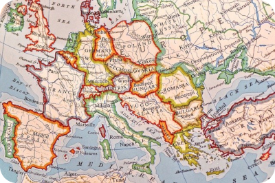 ヨーロッパの地図画像